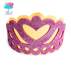 تاج اکلیلی بنفش طرح قلب